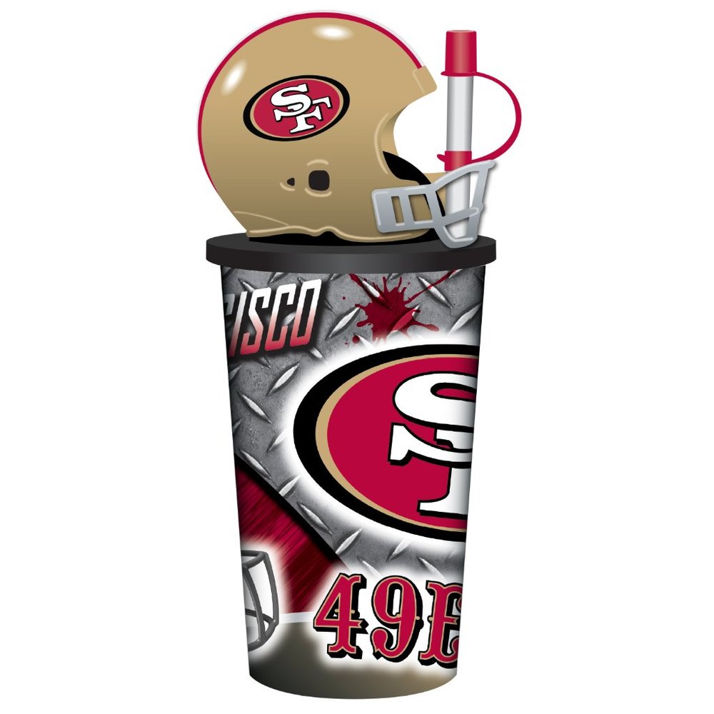 NFL San Francisco 49ers 32oz. Helmet Cup w/Straw